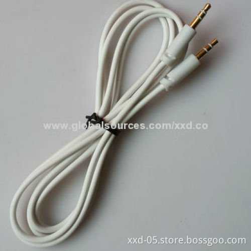 Gold Plated 3.5mm to 2 RCA Cable 1.5m 3m 5m 10m with ROHS PVC Jacket and Bare Copper CoreNew